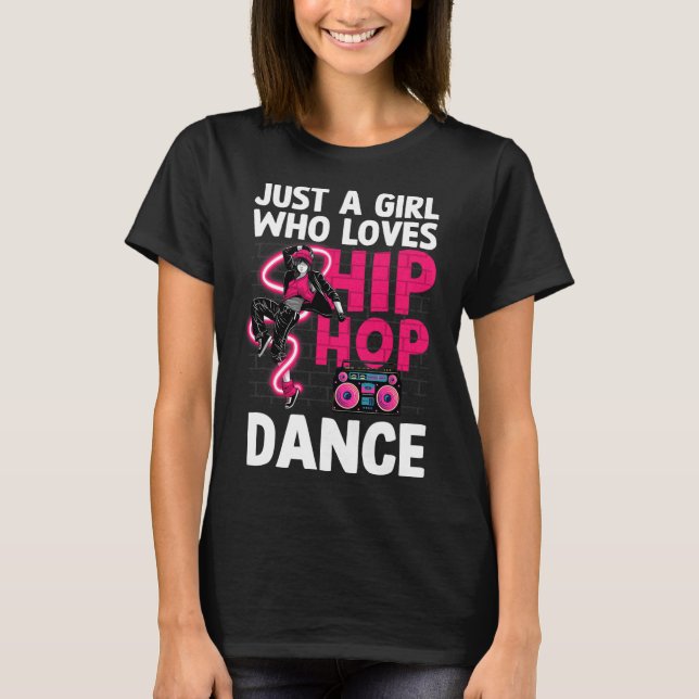 Camiseta Arte legal De Hip Hop Para Mulheres Meninas Teen H (Frente)