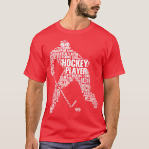 Camiseta Arte legal De Hóquei No Gelo Para Homens Meninos I