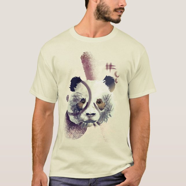 Camiseta Arte legal de Ilustração de Panda (Frente)