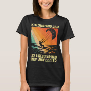 Camiseta Arte Legal de Kitesurf para Pai Homens Kiteboardin