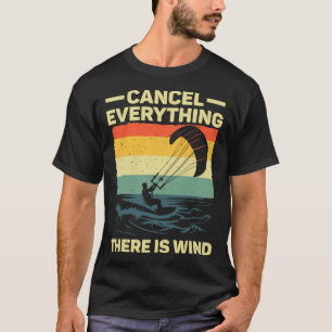 Camiseta Arte Legal de Kitesurfing Para Homens Mulheres Kit