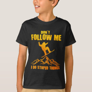 Camiseta Arte legal De Neve Para Homens Mulheres Neve
