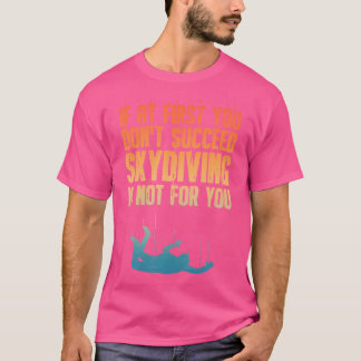 Camiseta Arte legal De Skydiving Para Skydive Sky Merging S