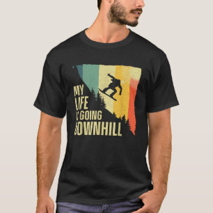 Camiseta Arte Legal de Snowboarding para Homens e Mulheres