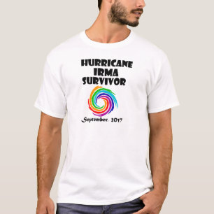 Camiseta Arte legal do sobrevivente de Irma do furacão