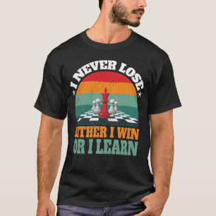 Camiseta Arte Legal para Amantes de Xadrez para Homens Mulh