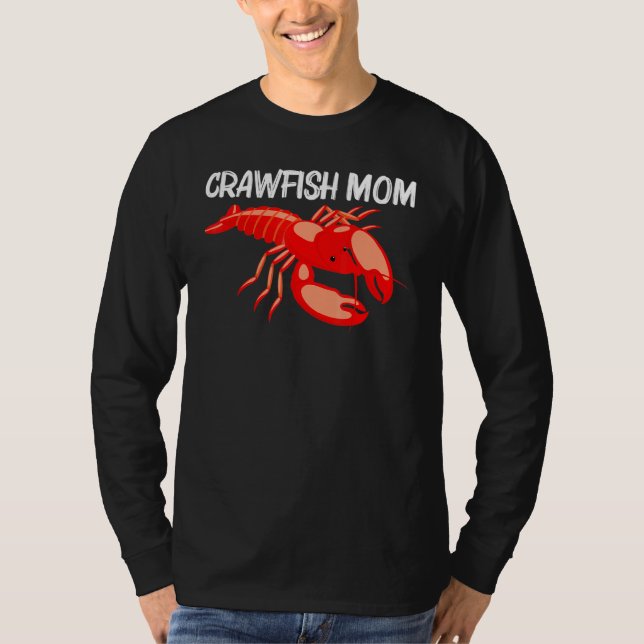 Camiseta Arte legal Para Mamãe Lagosta Crawdad B (Frente)