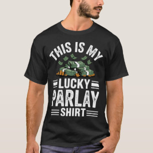 Camiseta Arte Legal Parlay Para Homens Mulheres Apostas Esp
