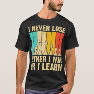 Camiseta Arte legal Sobre Xadrez Para Homens Mulheres Crian