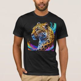 Camiseta Arte-leopardo