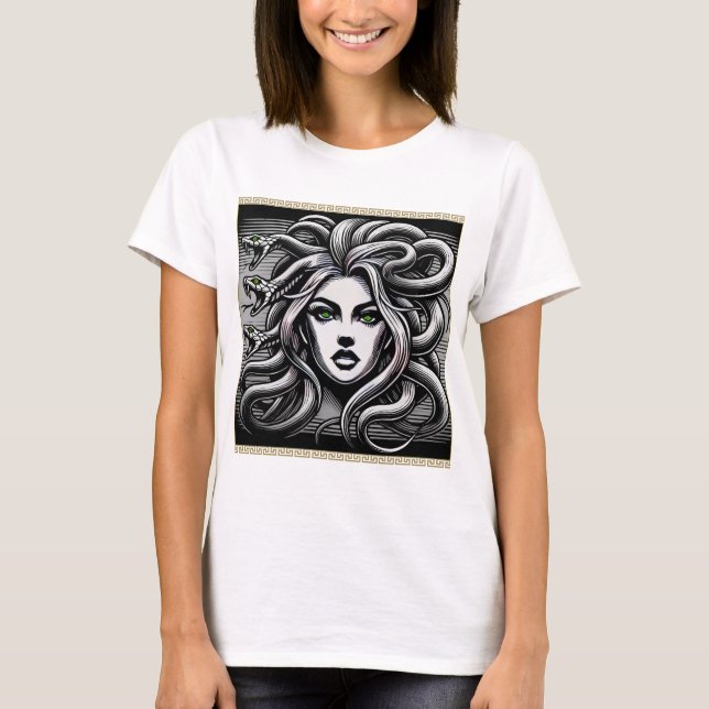 Camiseta Arte Luxuriosa Medusa (Frente)