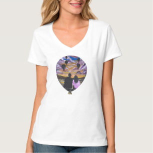 Camiseta Arte Manual – Pôr do Sol Juntos