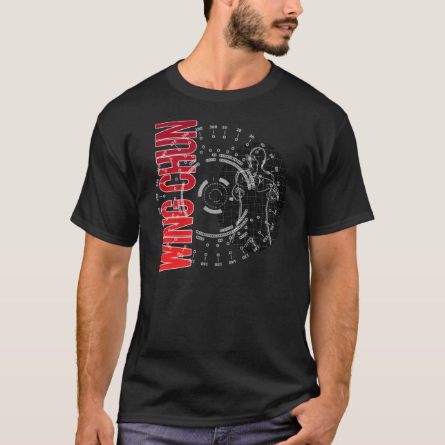 Camiseta Arte marcial científica de Chun da asa (Frente)