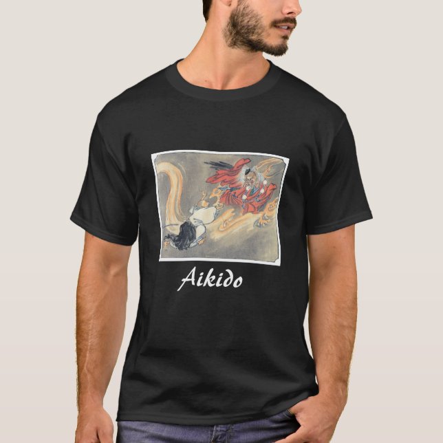 Camiseta Arte marcial do japonês do Aikido (Frente)