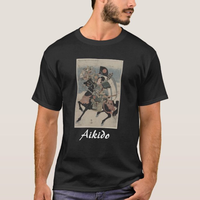 Camiseta Arte marcial do japonês do Aikido (Frente)