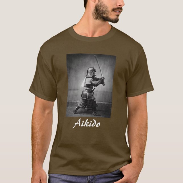 Camiseta Arte marcial do japonês do Aikido (Frente)