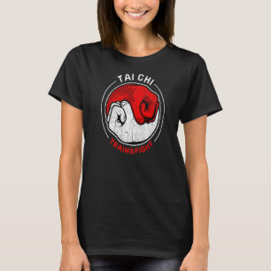 Camiseta Arte Marcial Tai Chi Vintage Train Fight Yin Yang