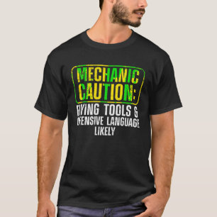 Camiseta Arte Mecânica Engraçada Para Cara De Garagem De Ar