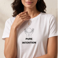 Arte Minimalista de Linha com as Mãos de Intenção