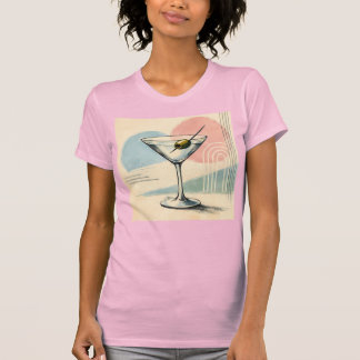 Camiseta Arte Minimalista Pastel Moderno de Meados do Sécul