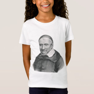 Camiseta Arte Misericórdia Suave de São Vicente de Paulo