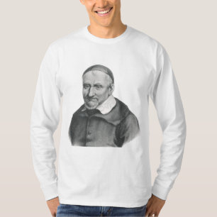 Camiseta Arte Misericórdia Suave de São Vicente de Paulo