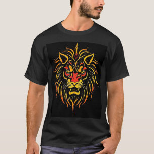 Camiseta Arte moderna de leão