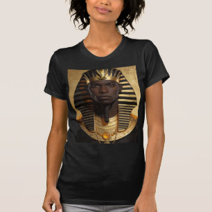 Camiseta Arte Moderna do Rei Africano Antigo