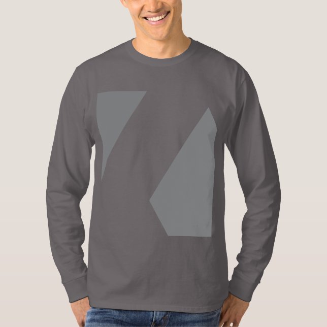 Camiseta Arte moderna, ousada, simples, moderna, geométrica (Frente)