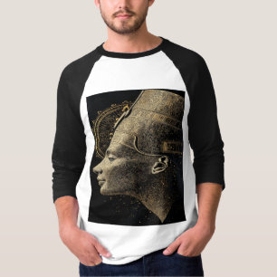 Camiseta Arte Moderna Silhueta da Nefertiti