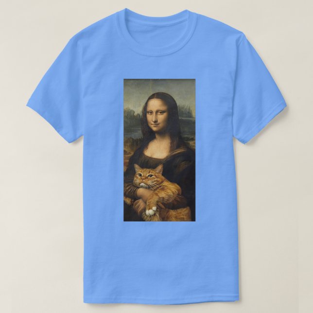 Camiseta Arte mona e gato (Frente do Design)