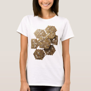Camiseta Arte Motivo Artístico ABSTRATO Ouro Limpo