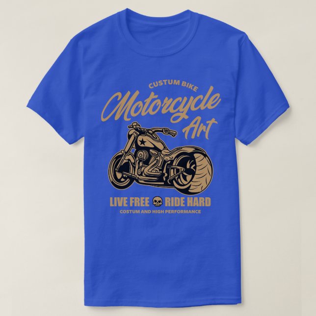 CAMISETA ARTE MOTOCICLAR PERSONALIZADA (Frente do Design)