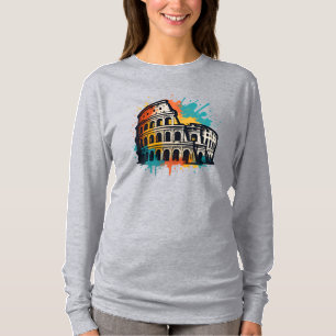 Camiseta Arte na Rua Colosseum - Marco Roma Colorido