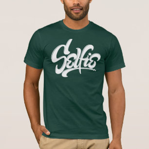 Camiseta Arte na Rua Selfie, Grafite Branco Wicked