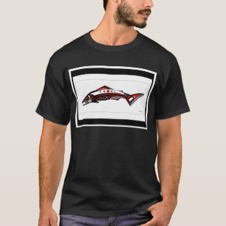 Camiseta Arte nativa Salmon