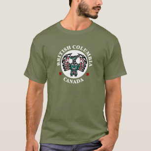 Camiseta Arte noroeste Thunderbird do Haida da Costa do