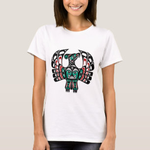 Camiseta Arte noroeste Thunderbird do Haida da Costa do