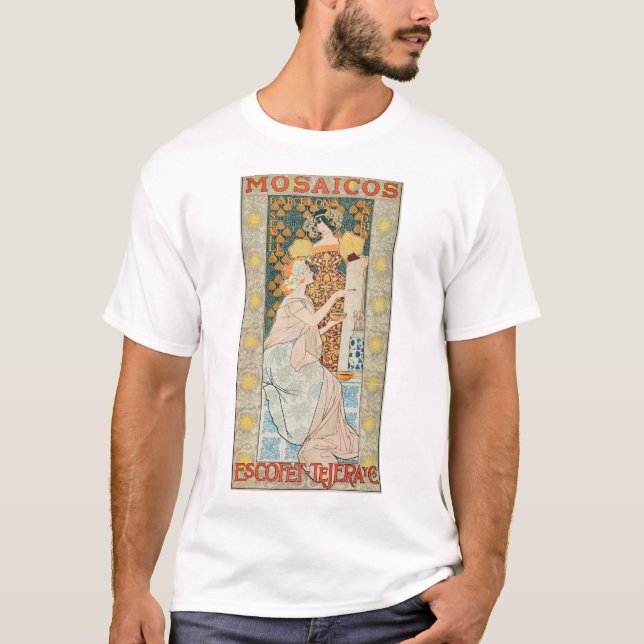Camiseta Arte Nouveau Mosaicos Escofet-Tejera y CA do (Frente)