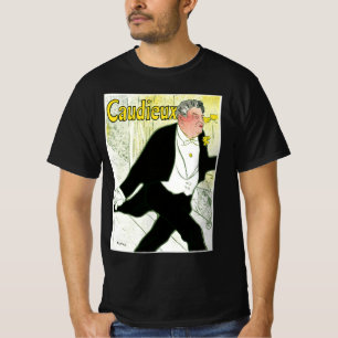 Camiseta Arte Nova Antiga, Caudieux por Toulouse Lautrec