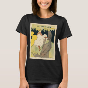 Camiseta Arte Nova Antiga, La Goulue por Toulouse Lautrec