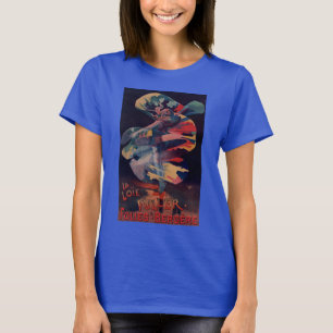 Camiseta Arte Nova Antiga, Loie Fuller no Folies Bergere