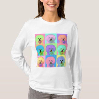 Camiseta Arte Op - Bichon Frise - Cody