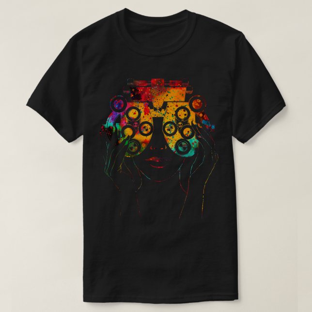 Camiseta Arte Optometria (Frente do Design)