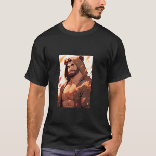 Camiseta Arte Orgulho Irmandade Urso Gay Muscle Daddy