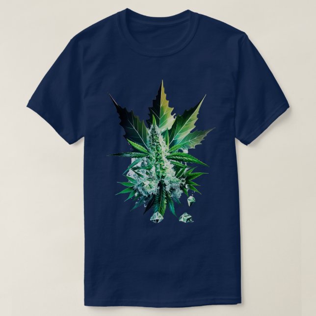 Camiseta Arte Original Crystal Buds Design (Frente do Design)