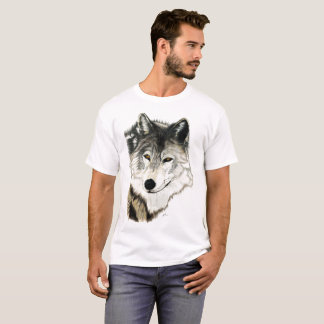 Camiseta Arte original do lobo