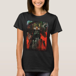 Camiseta Arte Original Góthica Mista Chama Eterna