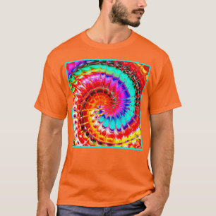 Camiseta Arte Padrão de Abstrações Coloridas