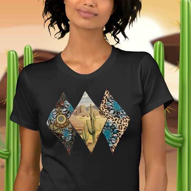 Camiseta Arte Paisagem do Deserto do Sudoeste (Criador carregado)